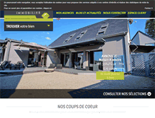 Tablet Screenshot of delamarcheimmobilier.com